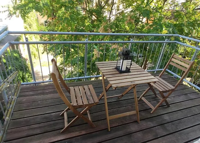 Daire Modern Studio08 With Big Balcony In The Neustadt *